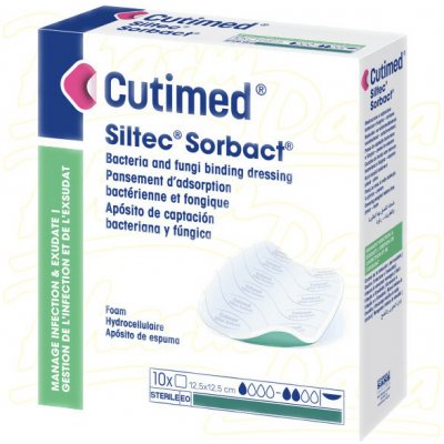 Cutimed Siltec Sorbact B an.kr.st.12,5 x 12,5 cm 10 ks – Hledejceny.cz