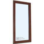 Kömmerling balkonové dveře 70 AD OS levé ořech/ořech 90 x 230 cm jednostranná klika + madýlko + PVC rám – Hledejceny.cz