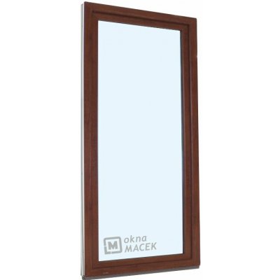 Kömmerling balkonové dveře 70 AD OS levé ořech/ořech 90 x 230 cm jednostranná klika + madýlko + PVC rám – Hledejceny.cz