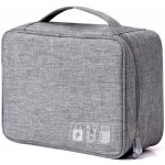 Amparo Miranda Cestovní organizér na kabely 6382 šedá – Zboží Dáma