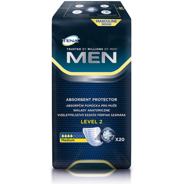 Přípravek na inkontinenci Tena for Men 20 ks