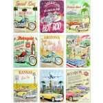 AG Design F-1065 Samolepka na zeď Auta a Motorky, rozměry 65 x 85 cm – Hledejceny.cz