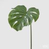 Květina Umělý list monstera zelený, 70 cm