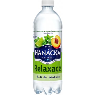 Hanácká kyselka Relaxace ochucená minerální voda meduňka 0,7 l – Hledejceny.cz