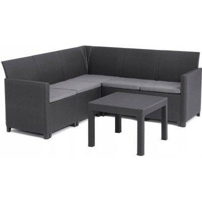 Keter MARIE 5 CORNER set grafit – Zboží Dáma