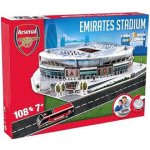 Nanostad 3D puzzle fotbalový stadion UK Emirates Arsenal 108 ks – Zboží Mobilmania