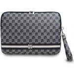 DKNY PU Leather Checkered Pattern and Stripe Obal na Notebook 13/14" Black, DKCS14PVSHLK – Zboží Mobilmania