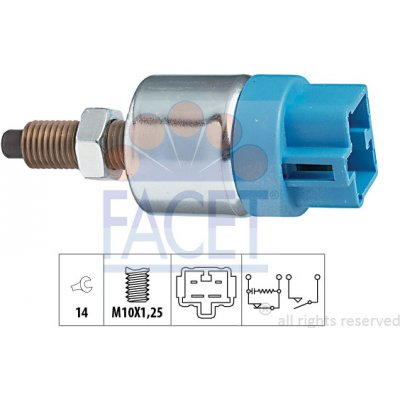 FACET Spinac brzdoveho svetla 7.1090