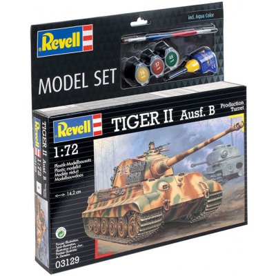 Revell Plastic model tank 03249 Tiger II Ausf. B Henschel Turret 1:35 – Zbozi.Blesk.cz