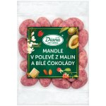 Diana Company Mandle v polevě z malin a bílé čokolády 100 g – Zboží Mobilmania