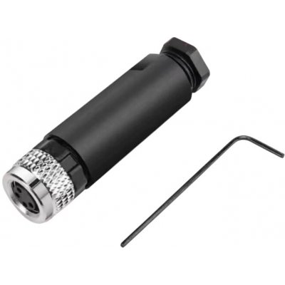 LaskaKit Průmyslový konektor M8 Female šroubovací přímý, kabel Počet pinů: 4P – Zboží Dáma