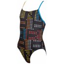 Arena Neon Swimsuit juniorské dívčí black