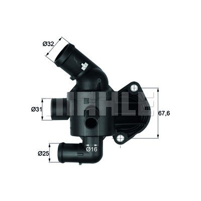 TI 15 92 MAHLE Termostat, chladivo | Zboží Auto