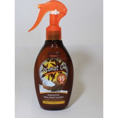 SunVital Coconut Oil opalovací mléko SPF15 200 ml