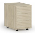Primo Wood 3 zásuvky dub přírodní – Hledejceny.cz