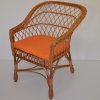 Zahradní židle a křeslo Axin Trading Křeslo San polstr oranžový melír