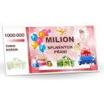 Selllot Hořká 60% Bankovka Milion splněných přání 175 g – Zboží Dáma