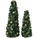 Zelený vánoční stromek se šiškami Pinecone – 26*26*70 cm - J-Line by Jolipa – Hledejceny.cz
