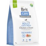 Brit Care Sustainable Adult Large Breed Chicken & Insect 3 kg – Hledejceny.cz