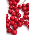 Detoa dřevěné korálky červené 10 mm 10 ks – Hledejceny.cz