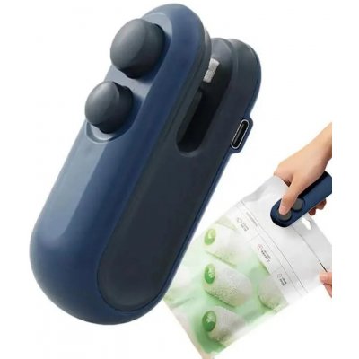 Univerzál Mini USB nabíjecí svářečka sáčků s řezačkou – Zboží Dáma