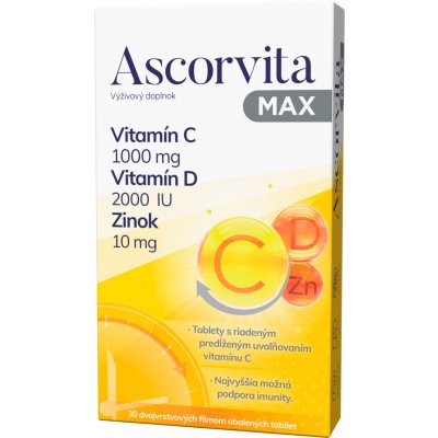 Ascorvita Max 30 tablet – Hledejceny.cz
