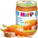 HiPP Bio Karotka s kukuřicí a telecím masem 190 g