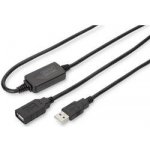 Digitus DA-73102 Repeater USB, USB 2.0, USB A zásuvka, USB A vidlice, 20m – Zboží Mobilmania