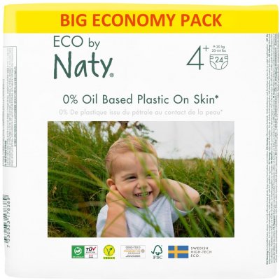 Naty ECO by Maxi+ 9 - 20 kg 6 x 24 ks