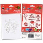 Papírové šablony sada J Podzim – Zboží Dáma