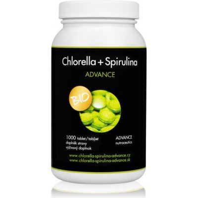 Advance Chlorella + Spirulina 1000 tablet – Hledejceny.cz