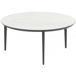 Royal Botania Jídelní stůl U-Nite, kulatý 160x75 cm, rám hliník anthracite, deska keramika černá – Hledejceny.cz