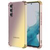 Pouzdro a kryt na mobilní telefon Samsung Pouzdro TopQ Samsung A34 Shock duhový purpurovo-žlutý