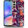 Pouzdro a kryt na mobilní telefon Samsung Picasee silikonové Samsung Galaxy A05s Purple Leaf čiré