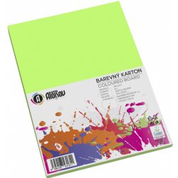 Barevný papír zelený A3 180 g 100 listů