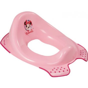 Keeper Adaptér na WC s protiskluzem Mickey a Minnie růžová