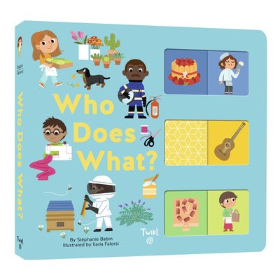 Who Does What?: A Slide-And-Learn Book Babin StephanieBoard Books – Zboží Mobilmania