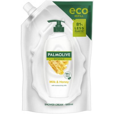 Palmolive Naturals Milk & Honey antistresový sprchový gel náhradní náplň 1000 ml – Zboží Mobilmania