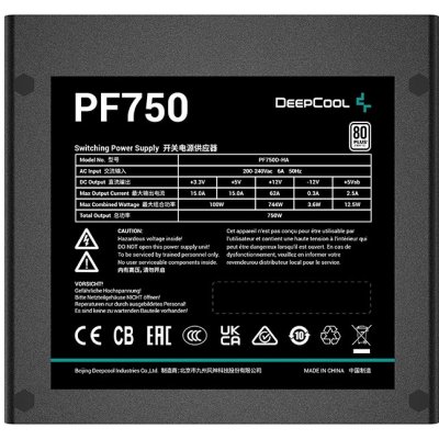 Deepcool PF750 750W R-PF750D-HA0B-EU – Hledejceny.cz