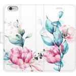 Pouzdro iSaprio Flip s kapsičkami na karty - Beautiful Flower Apple iPhone 6 / 6S – Zboží Mobilmania