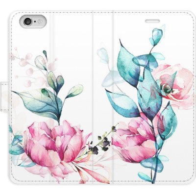 Pouzdro iSaprio Flip s kapsičkami na karty - Beautiful Flower Apple iPhone 6 / 6S – Zboží Mobilmania