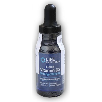 Life Extension Liquid Vitamin D3 29,57 ml Máta