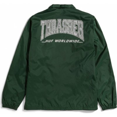 HUF Thrasher Split Coaches Jacket Forest Green – Hledejceny.cz