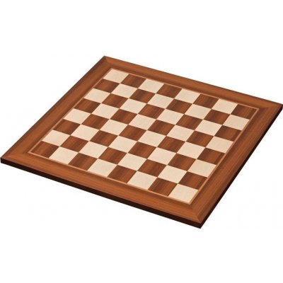 Šachovnice dřevěná - London, hnědá - 40 mm – Zboží Dáma