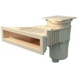 Astralpool Superskimmer široký 17,5 l do fólie, 495 x 80 mm, slonová kost – Zboží Dáma