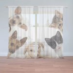 Záclony Štěňátka a koťátka: 2 ks - 150x250 cm - Sablio – Hledejceny.cz