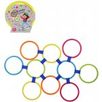 Teddies Skákací kruhy barevné plast průměr 27cm kreativní hra v krabici – Zboží Živě
