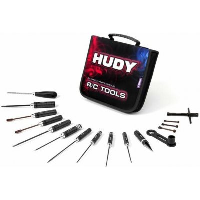 HUDY SET OF TOOLS + CARRYING BAG FOR 1/8 OFF-ROAD CARS
