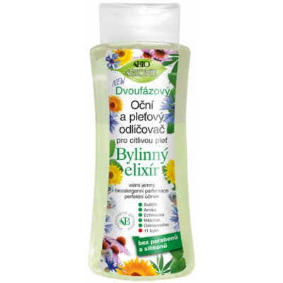 Bione Cosmetics Bylinný elixír dvoufázový oční a pleťový odličovač 255 ml – Hledejceny.cz