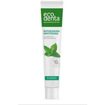 Ecodenta Refreshing Whitening bělicí zubní pasta s mátovým olejem 75 ml